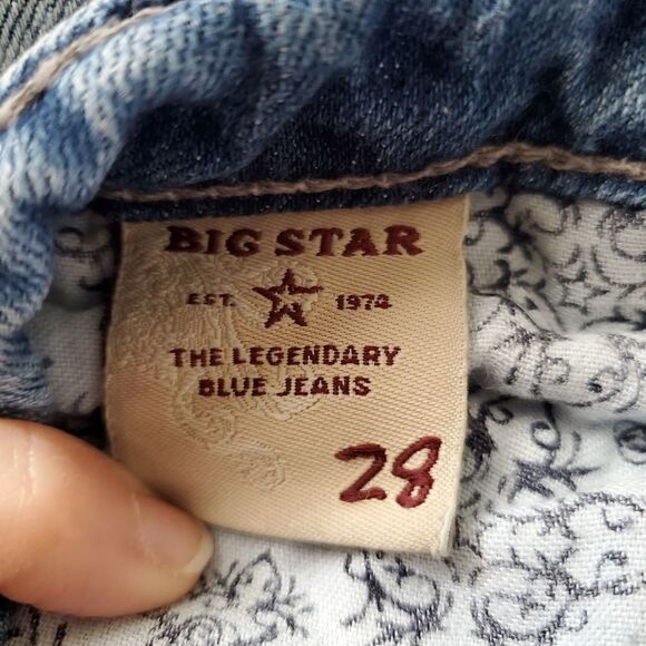 BIG STAR Casey Low Rise Fit Distressed Bermuda Shorts - Picture 4 of 6